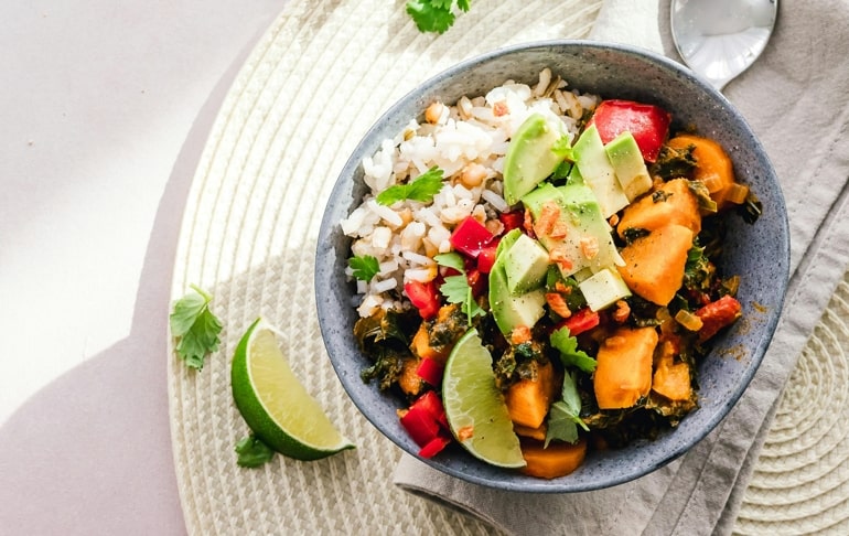 Healthy vegetable platter